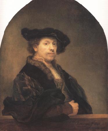 REMBRANDT Harmenszoon van Rijn Self-Portrait at the age of 34 (mk33)